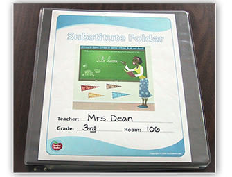 cover substitute folder